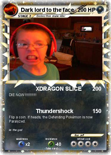Pokemon Dark lord to the face