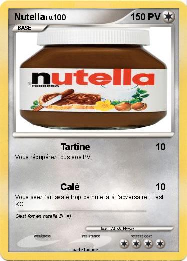 Pokemon Nutella