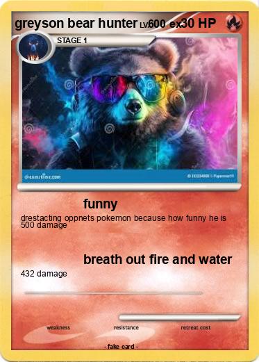 Pokemon greyson bear hunter