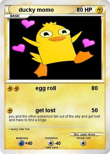 Pokemon ducky momo