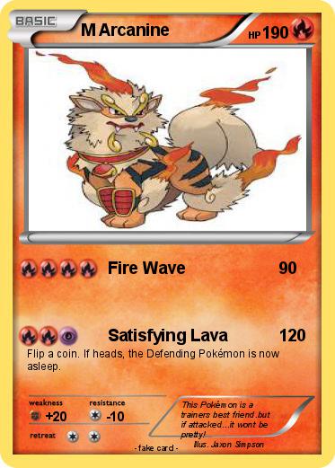 Pokemon M Arcanine