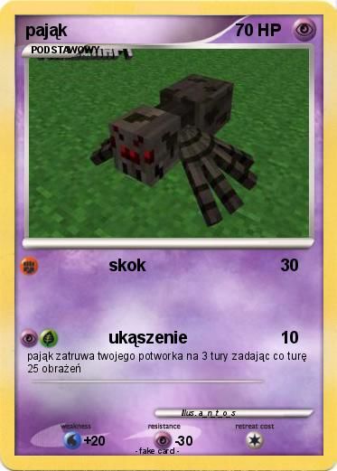 Pokemon pająk