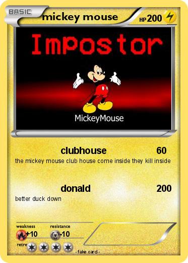 Pokemon mickey mouse
