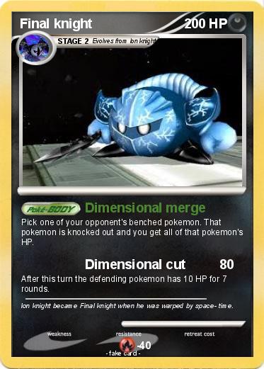 Pokemon Final knight