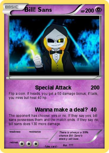 Pokemon Bill! Sans