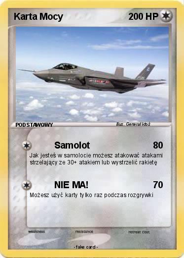 Pokemon Karta Mocy