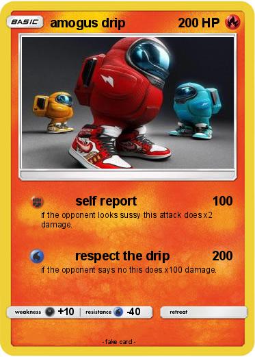 Pokemon amogus drip