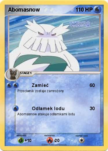 Pokemon Abomasnow