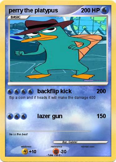 Pokemon perry the platypus