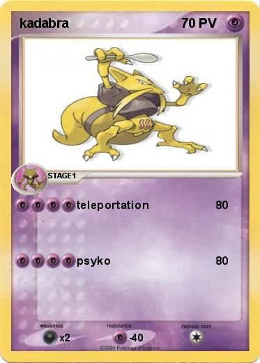 Pokemon kadabra