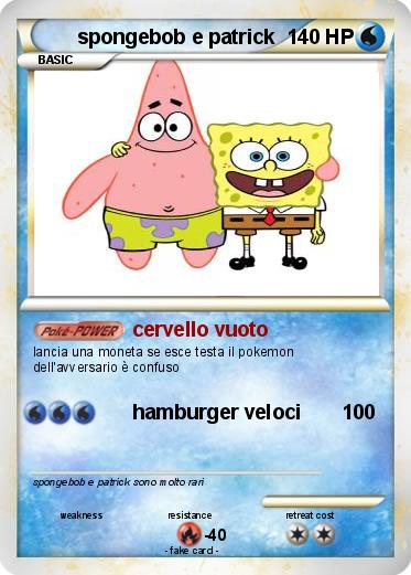 Pokemon spongebob e patrick