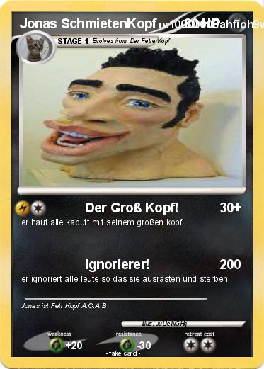 Pokemon Jonas SchmietenKopf