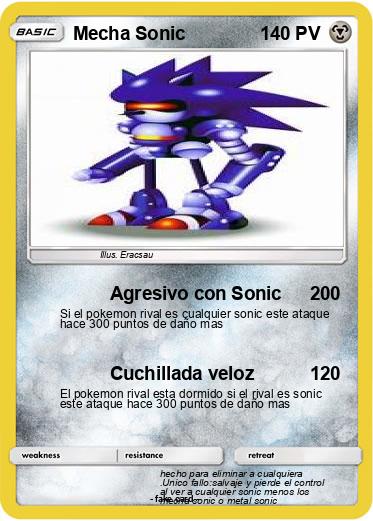 Pokemon Mecha Sonic