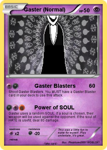 Pokemon Gaster (Normal)