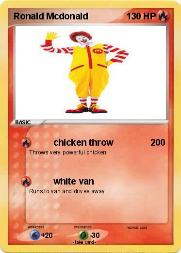Pokemon Ronald Mcdonald