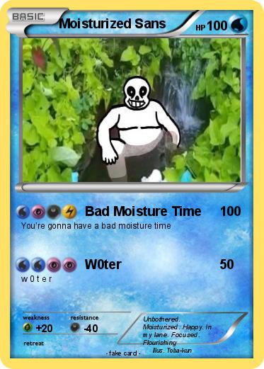 Pokemon Moisturized Sans
