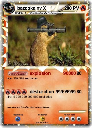 Pokemon bazooka nv X