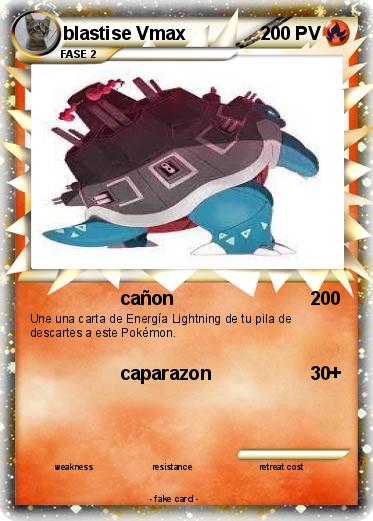 Pokemon blastise Vmax