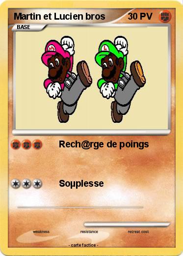 Pokemon Martin et Lucien bros