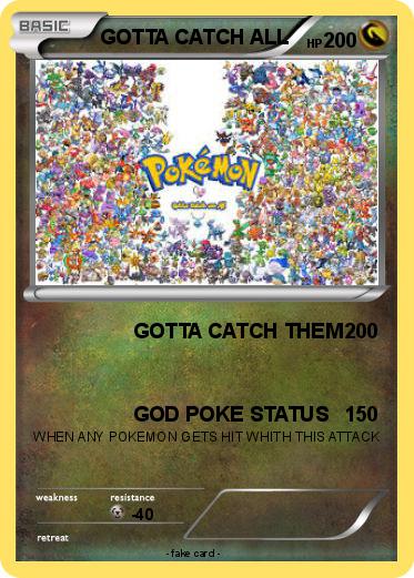 Pokemon GOTTA CATCH ALL