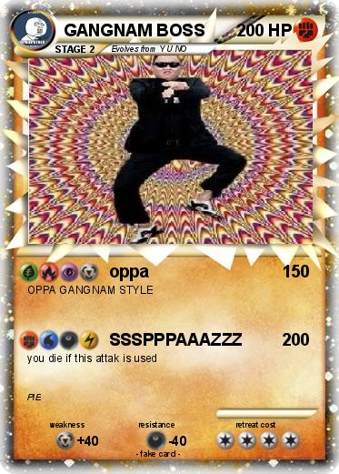 Pokemon GANGNAM BOSS