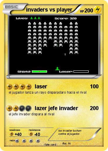 Pokemon invaders vs player