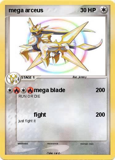 Pokemon mega arceus