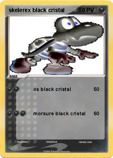 Pokemon skelerex black cristal