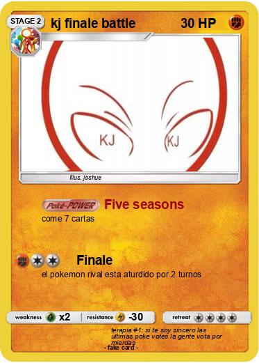 Pokemon kj finale battle