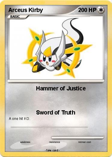 Pokemon Arceus Kirby