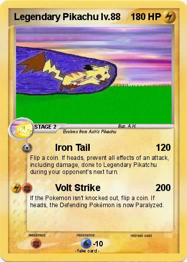 Pokemon Legendary Pikachu lv.88