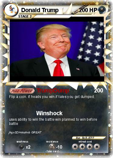 Pokemon Donald Trump