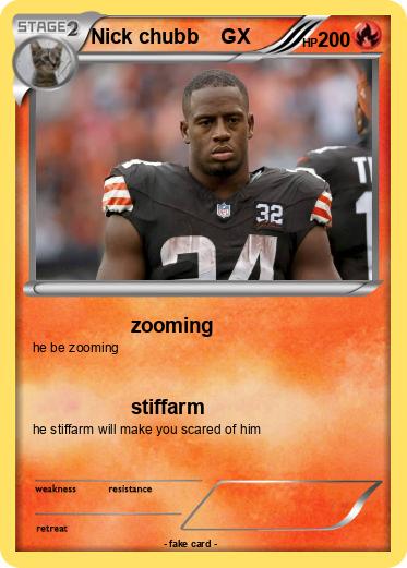 Pokemon Nick chubb    GX