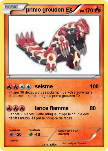 Pokemon primo groudon EX