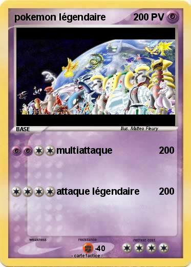 Pokemon pokemon légendaire