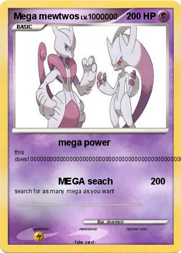 Pokemon Mega mewtwos
