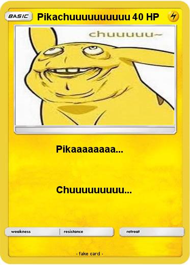 Pokemon Pikachuuuuuuuuuu