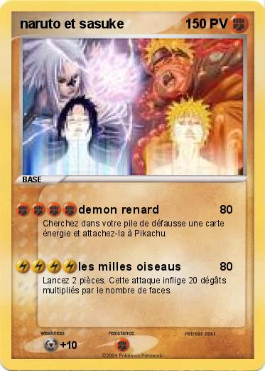 Pokemon naruto et sasuke 