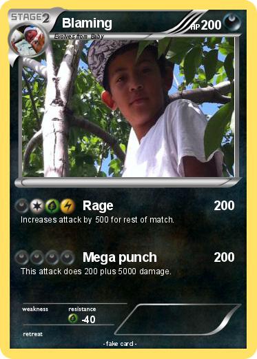 Pokemon Blaming