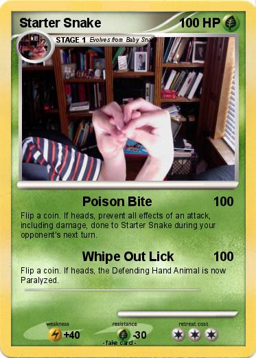 Pokemon Starter Snake
