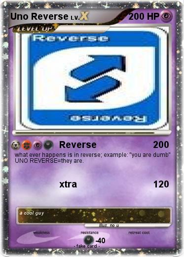 Pokemon Uno Reverse