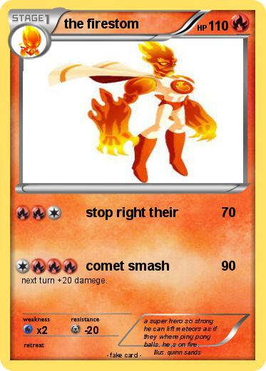 Pokemon the firestom