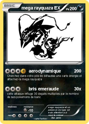Pokemon mega rayquaza EX