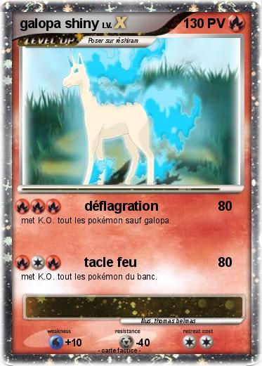 Pokemon galopa shiny