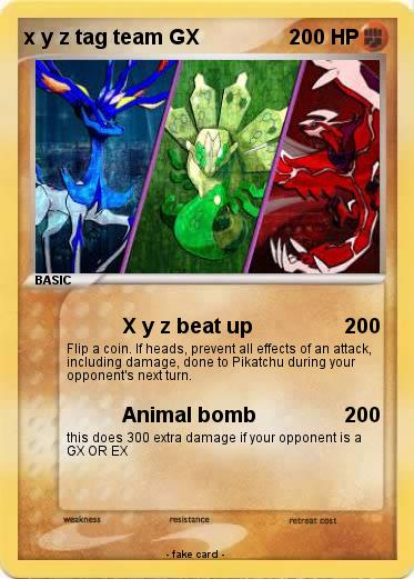 Pokemon x y z tag team GX