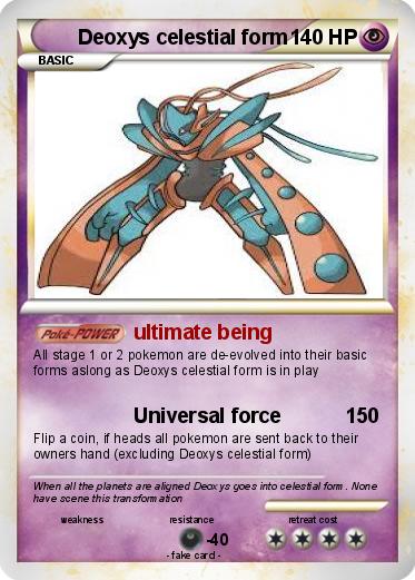 Pokemon Deoxys celestial form