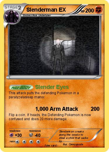 Pokemon Slenderman EX