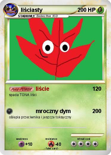 Pokemon liściasty