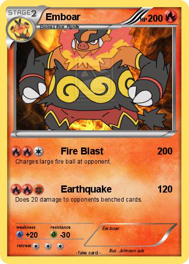 Pokemon Emboar