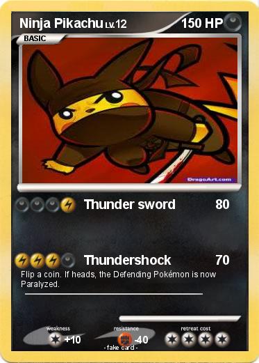 Pokemon Ninja Pikachu